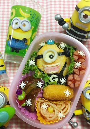 キャラ弁☆ミニオンズ メル-レシピのメイン写真
