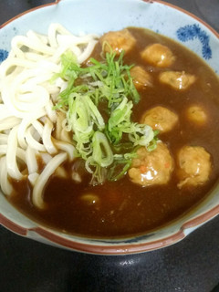 鶏つくねダンゴのカレーうどん-レシピのメイン写真