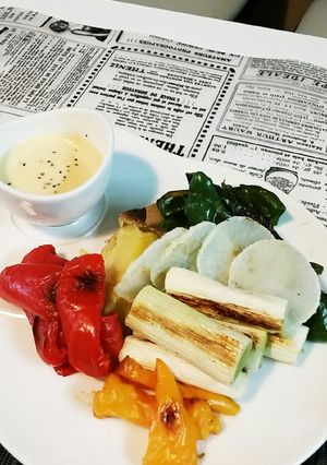 野菜のトースターグリル　ニンニクソース-レシピのメイン写真