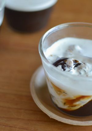 レンジ作るお手軽コーヒーゼリー-レシピのメイン写真