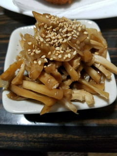 椎茸の軸と蓮根のきんぴら。-レシピのメイン写真