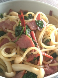 ターキーベーコンの和風スープパスタ★-レシピのメイン写真