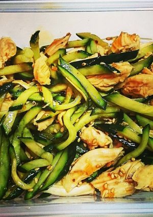 食べるラー油の棒々鶏風さっぱりサラダ-レシピのメイン写真