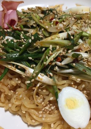 辛ラーメンの油そば風-レシピのメイン写真