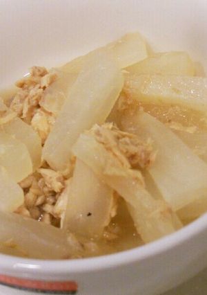 ダイコンとツナの簡単煮♪-レシピのメイン写真