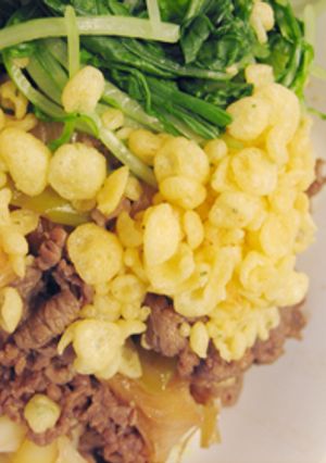 肉うどんヽ(´∀`)ﾉにんにく風味-レシピのメイン写真