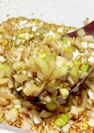 葱大好き！やみつき♡葱だく香味だれ-レシピのメイン写真