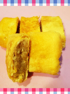 簡単コロッケリメイク in卵焼き-レシピのメイン写真