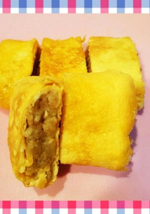 簡単コロッケリメイク in卵焼き-レシピのメイン写真