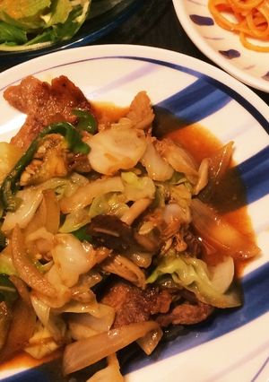 簡単豚バラとキャベツの味噌炒め-レシピのメイン写真