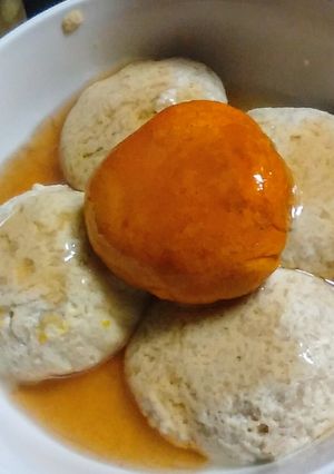 [介護食]月見団子風⭐豆腐しんじょ-レシピのメイン写真