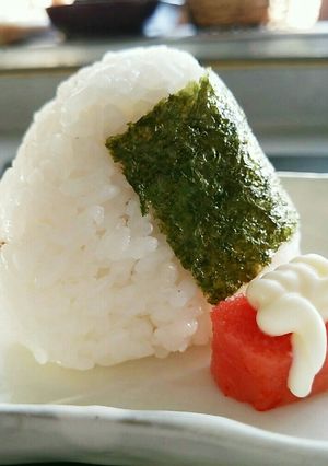 明太子マヨおにぎり-レシピのメイン写真