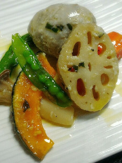 レンジで温野菜サラダ♪塩麹ハーブオイル-レシピのメイン写真