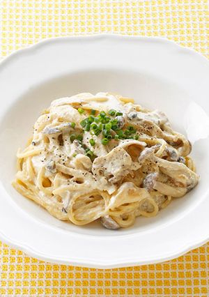 2種のきのこの味噌マヨクリームパスタ-レシピのメイン写真