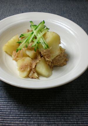 和風～梅味ポテトサラダ-レシピのメイン写真