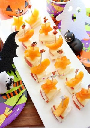 林檎とカマンベールチーズと柿のピンチョス-レシピのメイン写真