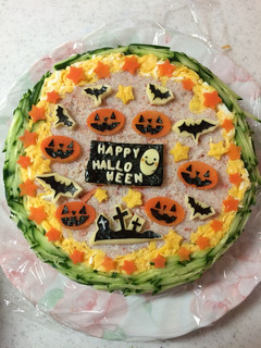 ハロウィンケーキ寿司-レシピのメイン写真