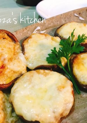 しいたけの柚子胡椒マヨチーズ焼き-レシピのメイン写真