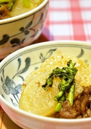 ご飯に合う♪味しみしみ豚肉と大根の炒め煮-レシピのメイン写真