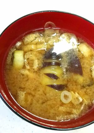ちょっとビックリ ハロウィン味噌汁-レシピのメイン写真