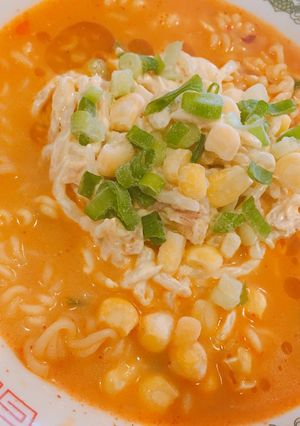 ❄︎もやしカレーツナマヨ♡辛ラーメン❄︎-レシピのメイン写真