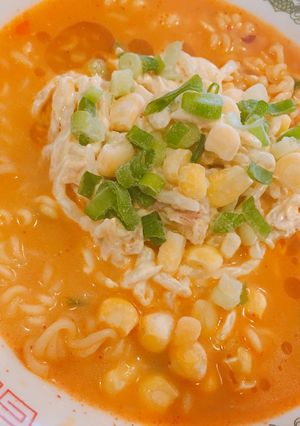 ❄︎もやしカレーツナマヨ♡辛ラーメン❄︎-レシピのメイン写真