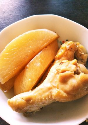 大根と手羽元の甘辛煮-レシピのメイン写真