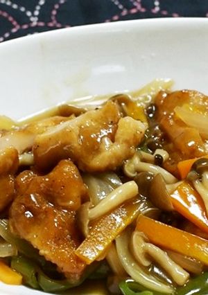 鶏のから揚げでうま煮-レシピのメイン写真