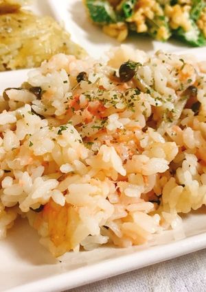 炊飯器で激ウマ！鮭チーライス:-)-レシピのメイン写真