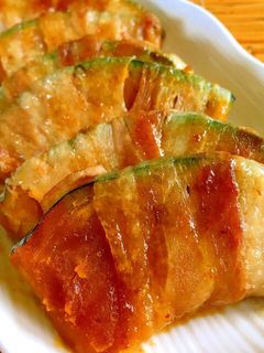 ほっくり♡豚巻きかぼちゃの照り焼き♡♡♡-レシピのメイン写真