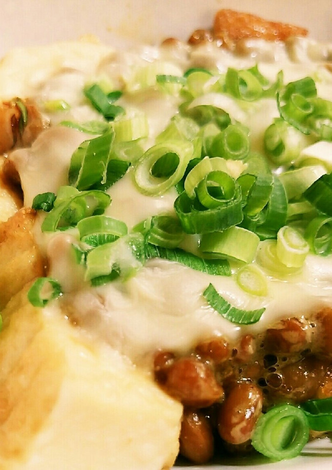 厚揚げと納豆の簡単チーズのせ。-レシピのメイン写真