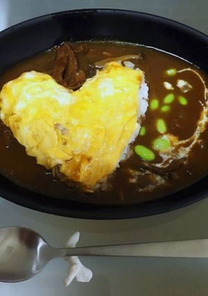 懐かしオムハヤシライス ハッシュドビーフ-レシピのメイン写真