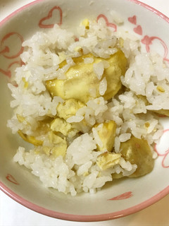秋の風味、栗ご飯-レシピのメイン写真