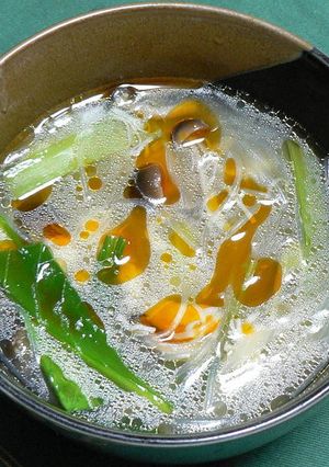 帆立貝柱と春雨入り中華スープ-レシピのメイン写真