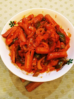 韓国ソーセージ炒め〜한국 소세지 볶음-レシピのメイン写真