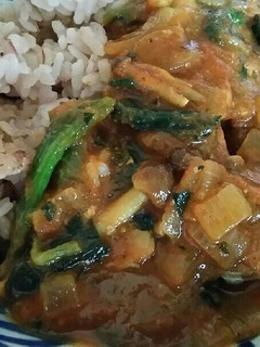 鯖の味噌煮缶と冷凍トマトで1人前カレー♪-レシピのメイン写真