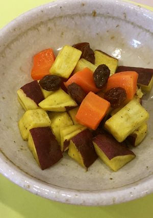 レンジで♪にんじんとさつまいものサラダ-レシピのメイン写真
