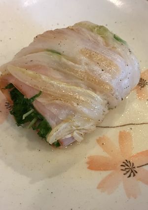白菜と水菜のベーコン巻き-レシピのメイン写真