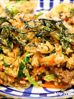 【キムチ鍋の素】ビビンバ風炊き込みご飯-レシピのメイン写真
