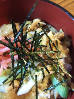 焼きネギが香る親子丼~オイスター味~-レシピのメイン写真
