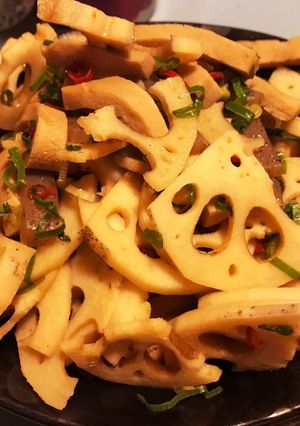 簡単！レンコンと高野豆腐の炒め煮-レシピのメイン写真