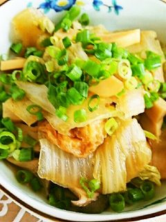 白菜とエリンギと油揚げの煮物-レシピのメイン写真