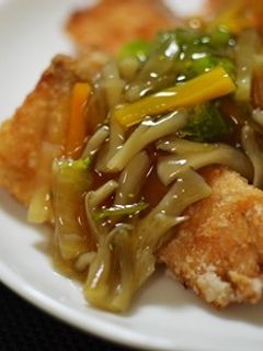 野菜たっぷり♪揚げ魚のあんかけ-レシピのメイン写真