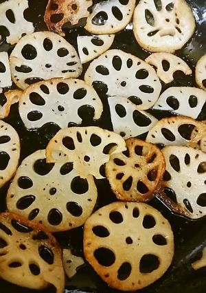 ハロウィーン♪ガイコツれんこん-レシピのメイン写真