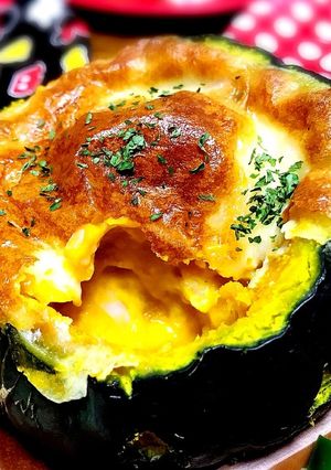 簡単♩坊ちゃんかぼちゃグラタン-レシピのメイン写真