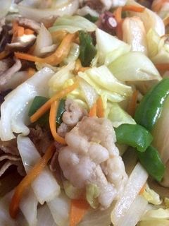 冷蔵庫の余り物でできる!簡単海鮮野菜炒め-レシピのメイン写真