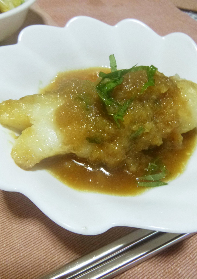 簡単☆カレイのこぶおろし煮-レシピのメイン写真