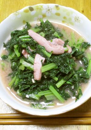 大根葉とイカの塩辛のカイヤキ-レシピのメイン写真