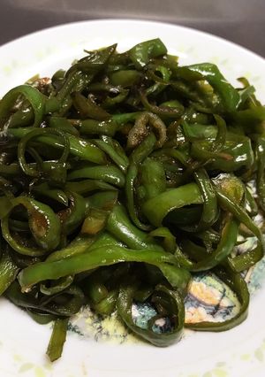 簡単 ピーマンの醤油炒め おつまみにも-レシピのメイン写真