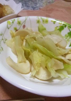 キャベツとエリンギの酢の物-レシピのメイン写真